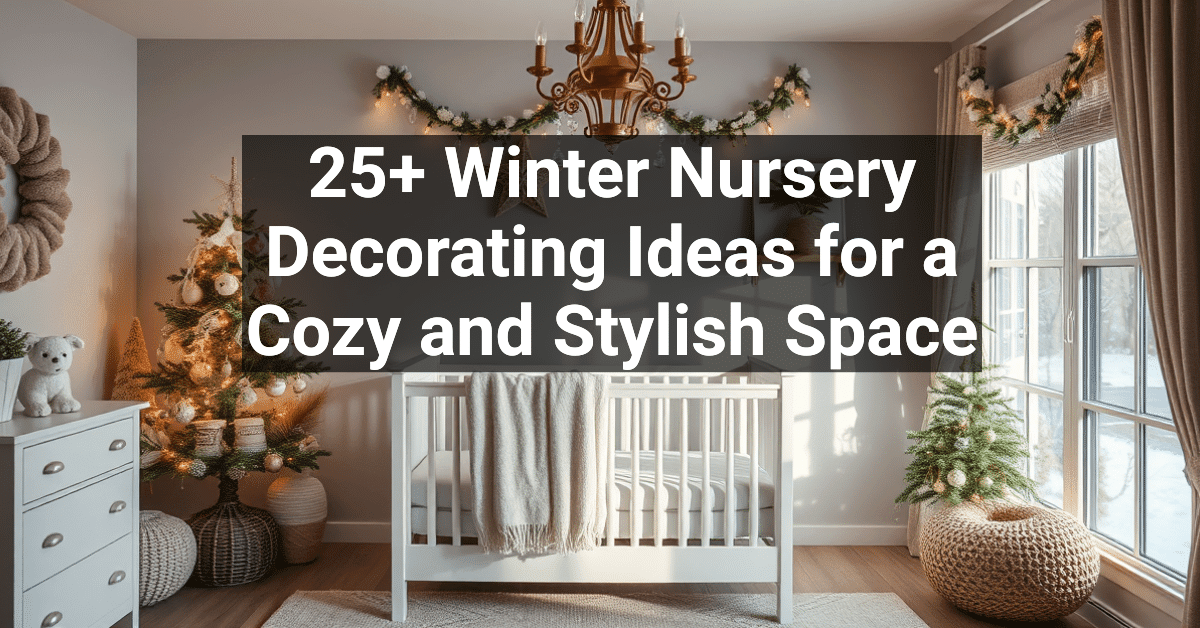 25+ Winter Nursery Decorating Ideas for a Cozy and Stylish Space ...
