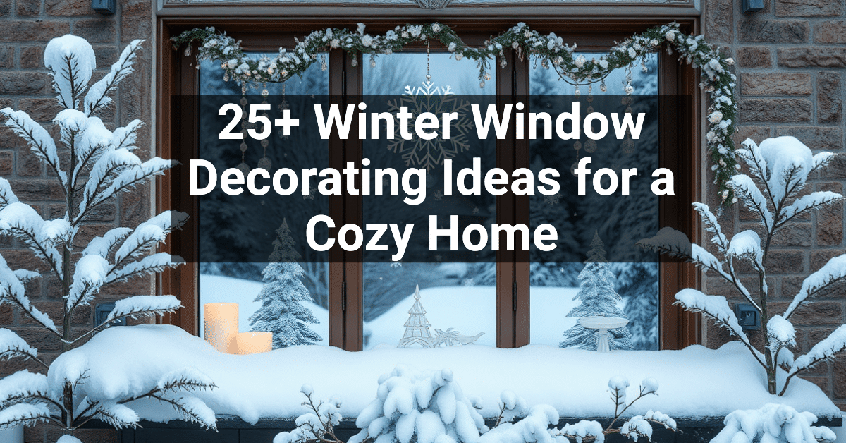 February Window Design 25+ Winter Window Decorating Ideas for a Cozy Home – Engineers and ...