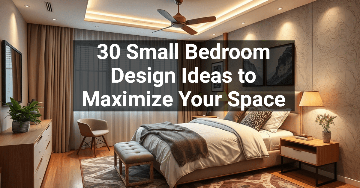 30+ Small Bedroom Design Ideas to Maximize Your Space – Engineers and ...