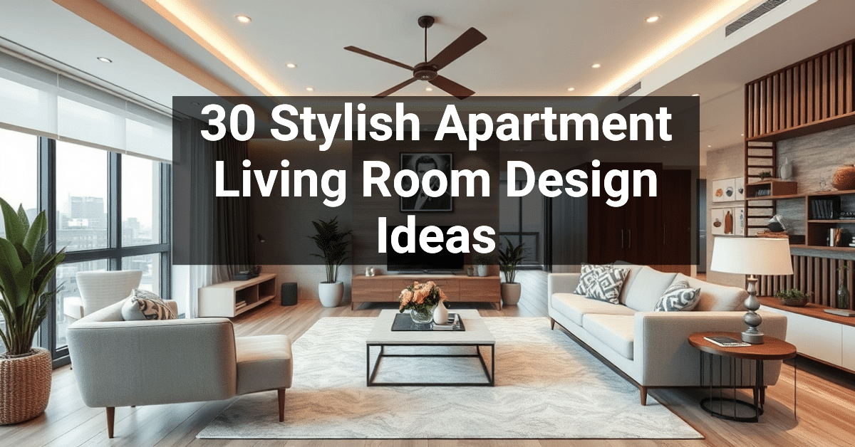 30+ Stylish Apartment Living Room Design Ideas – Engineers and ...
