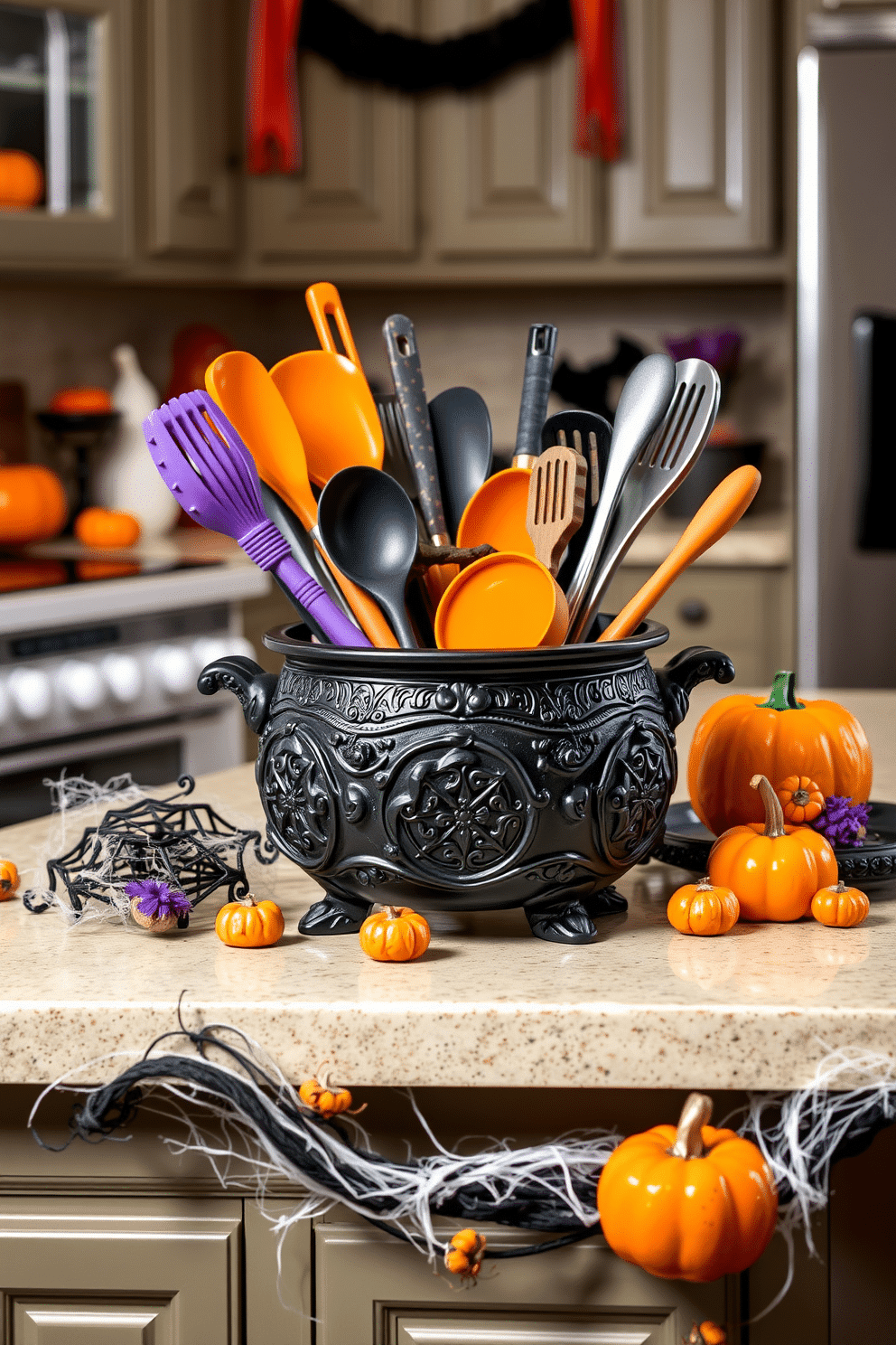 25 Spooky Halloween Kitchen Decorating Ideas For A Festive Touch 