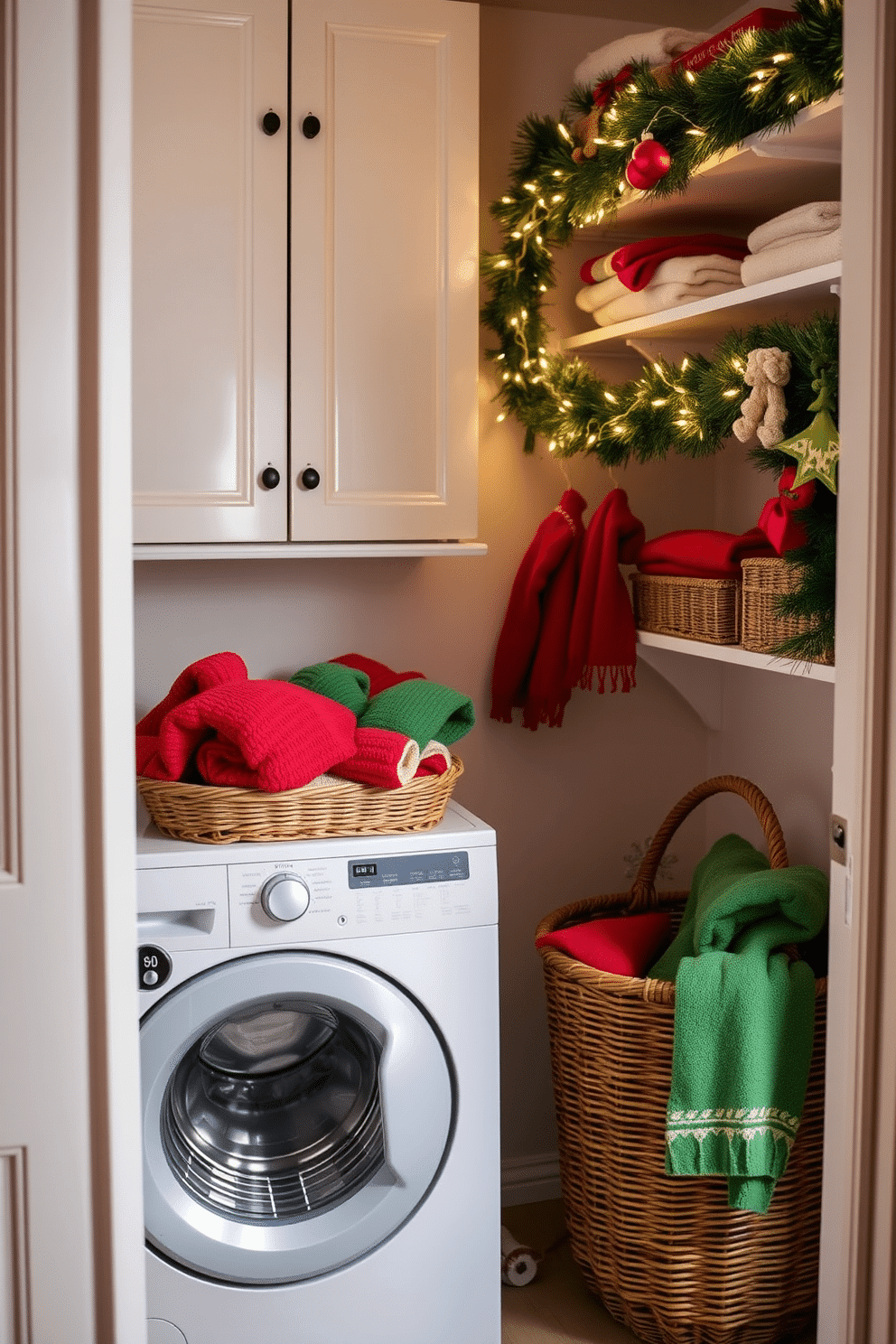 25+ Laundry Room Christmas Decorating Ideas for a Festive Home ...