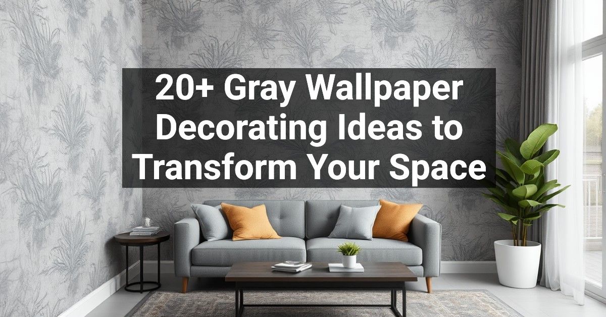 20+ Gray Wallpaper Decorating Ideas to Transform Your Space – Engineers ...