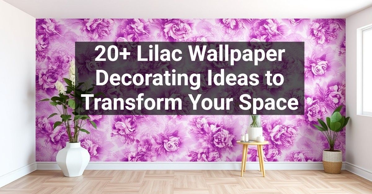 20+ Lilac Wallpaper Decorating Ideas to Transform Your Space ...