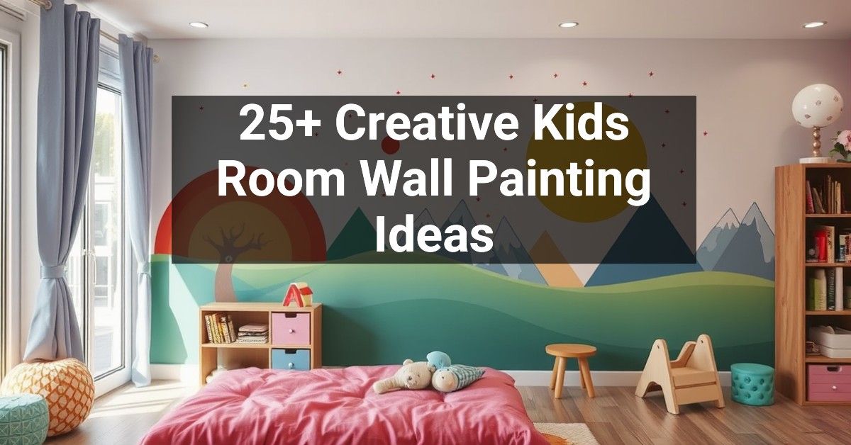 25+ Creative Kids Room Wall Painting Ideas – Engineers and Architects ...