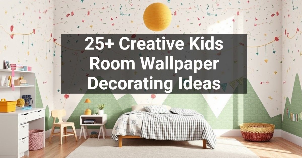 25+ Creative Kids Room Wallpaper Decorating Ideas – Engineers and ...
