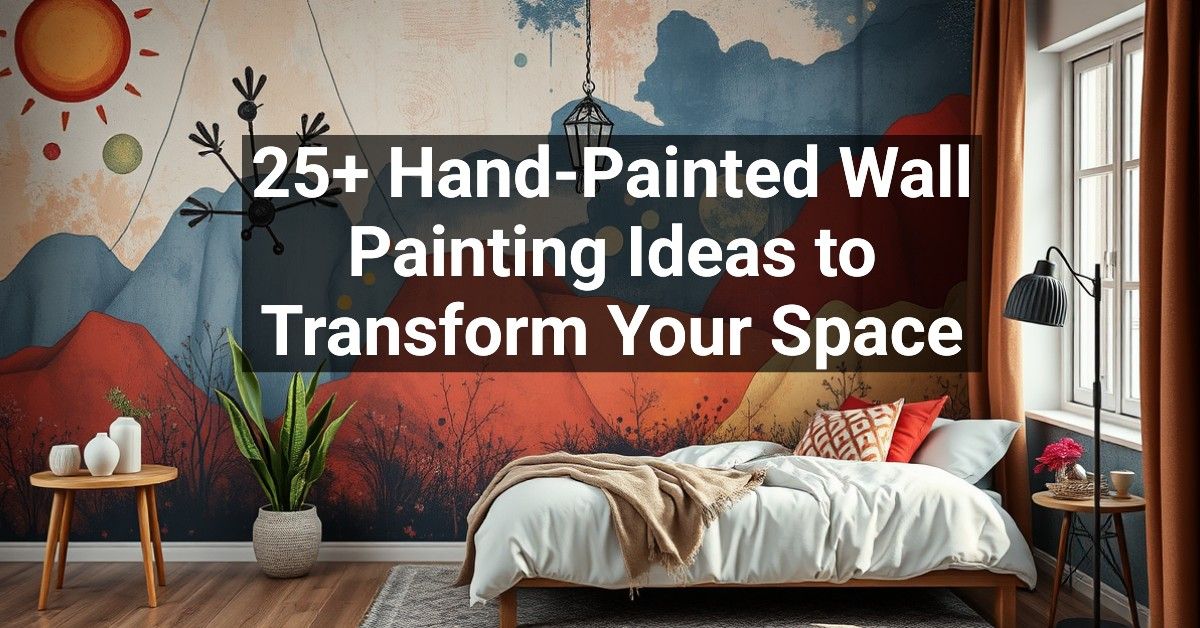 25+ Hand-Painted Wall Painting Ideas to Transform Your Space ...