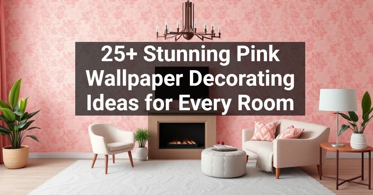 25+ Stunning Pink Wallpaper Decorating Ideas for Every Room – Engineers ...